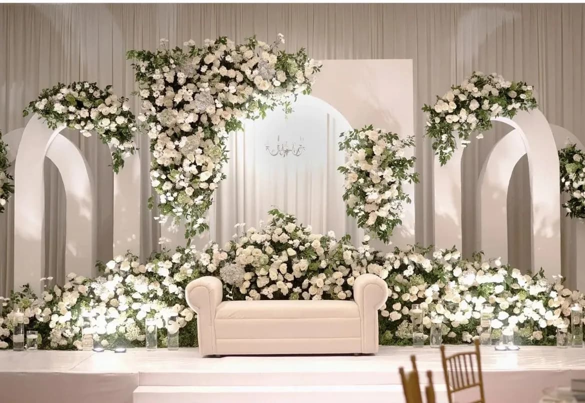 Reception backdrop